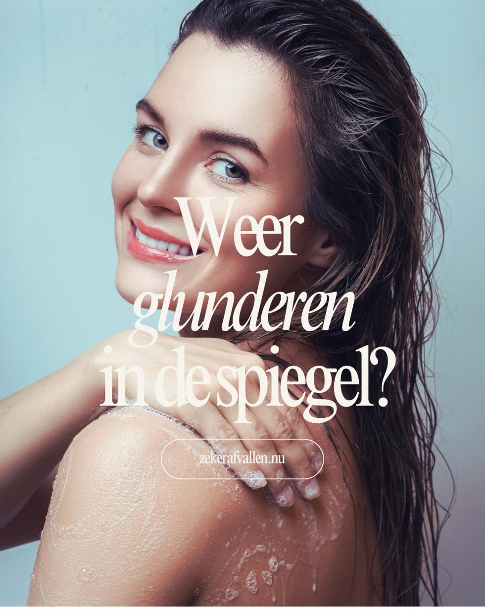 Weer glunderen in de spiegel